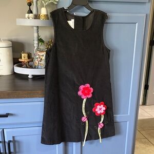 Bonnie Jean Black Cotton Jumper